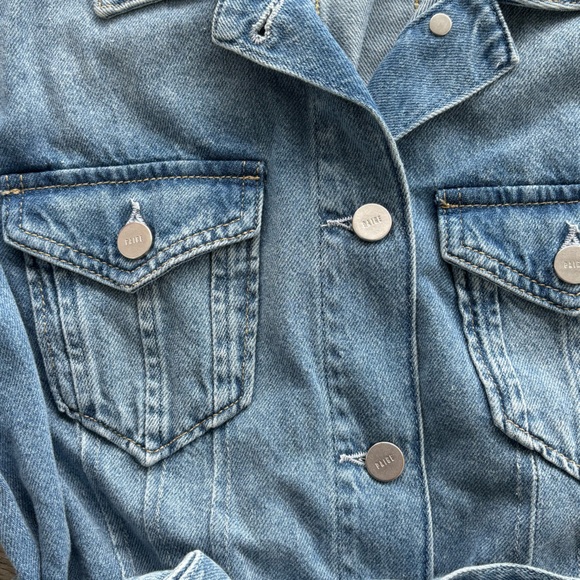 Paige Kimber Belt Denim Shacket - Catrin - Picture 4 of 10